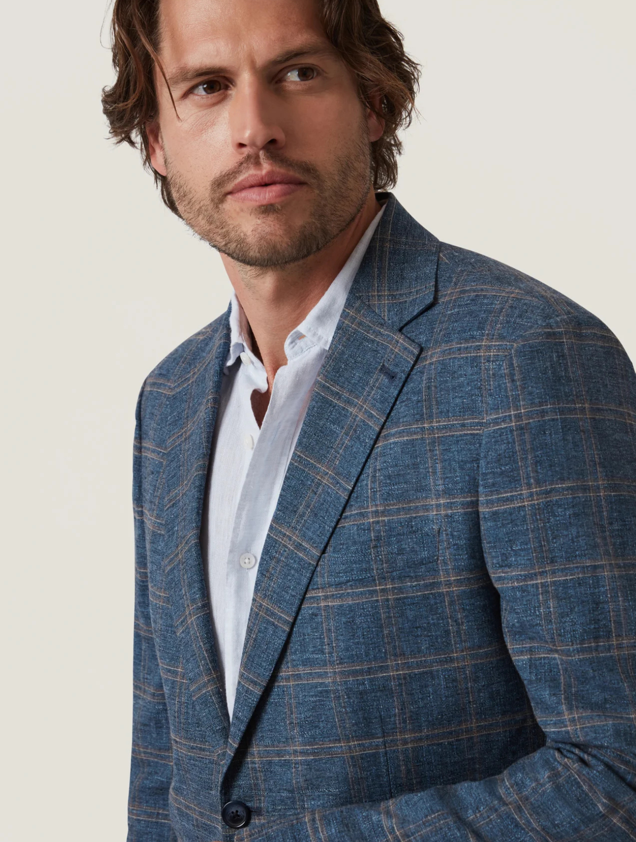 Matteo Checked Blazer