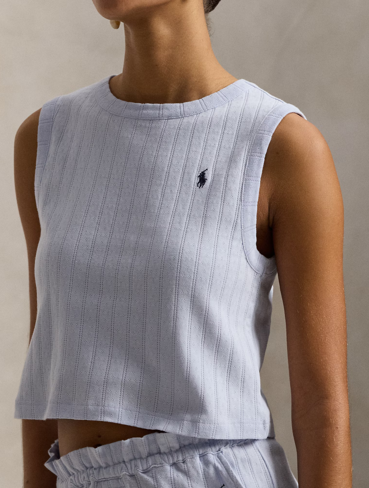 Tank & Gathered Waist Boxer Set