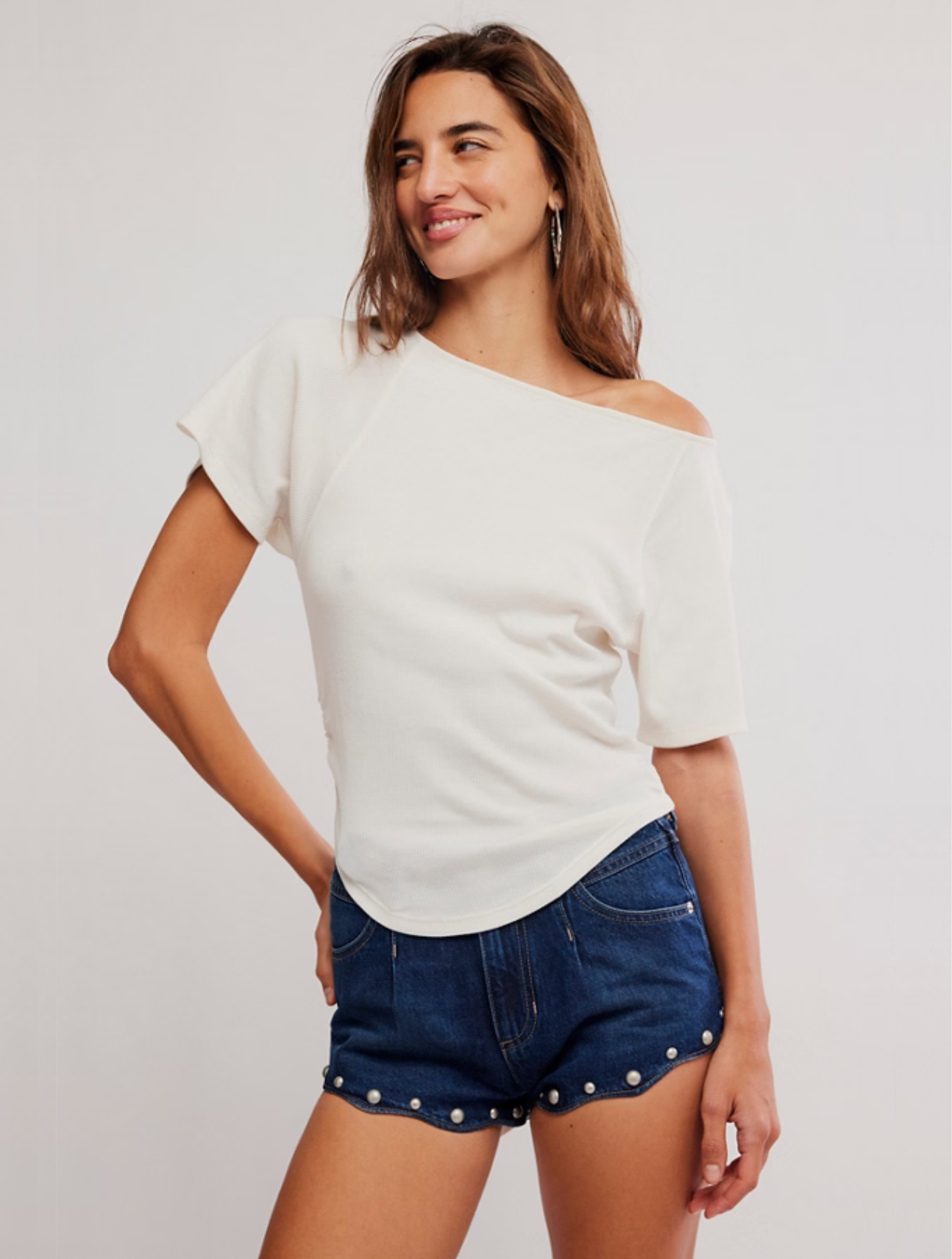 Lucy Off Shoulder Tee