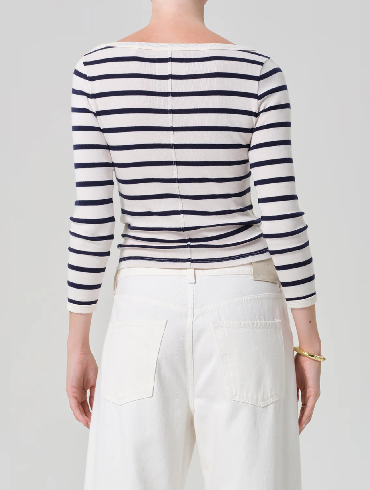 Boat Neck Slim Tee