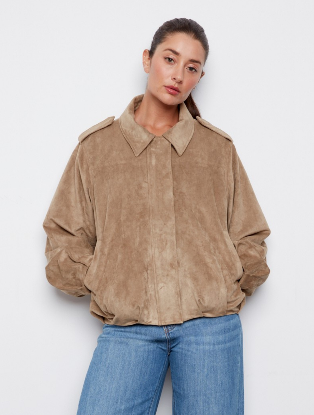 Cassidy Faux Suede Jacket