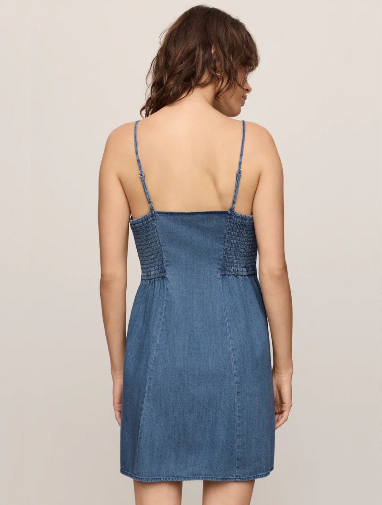 Angel Eyes Denim Mini Dress