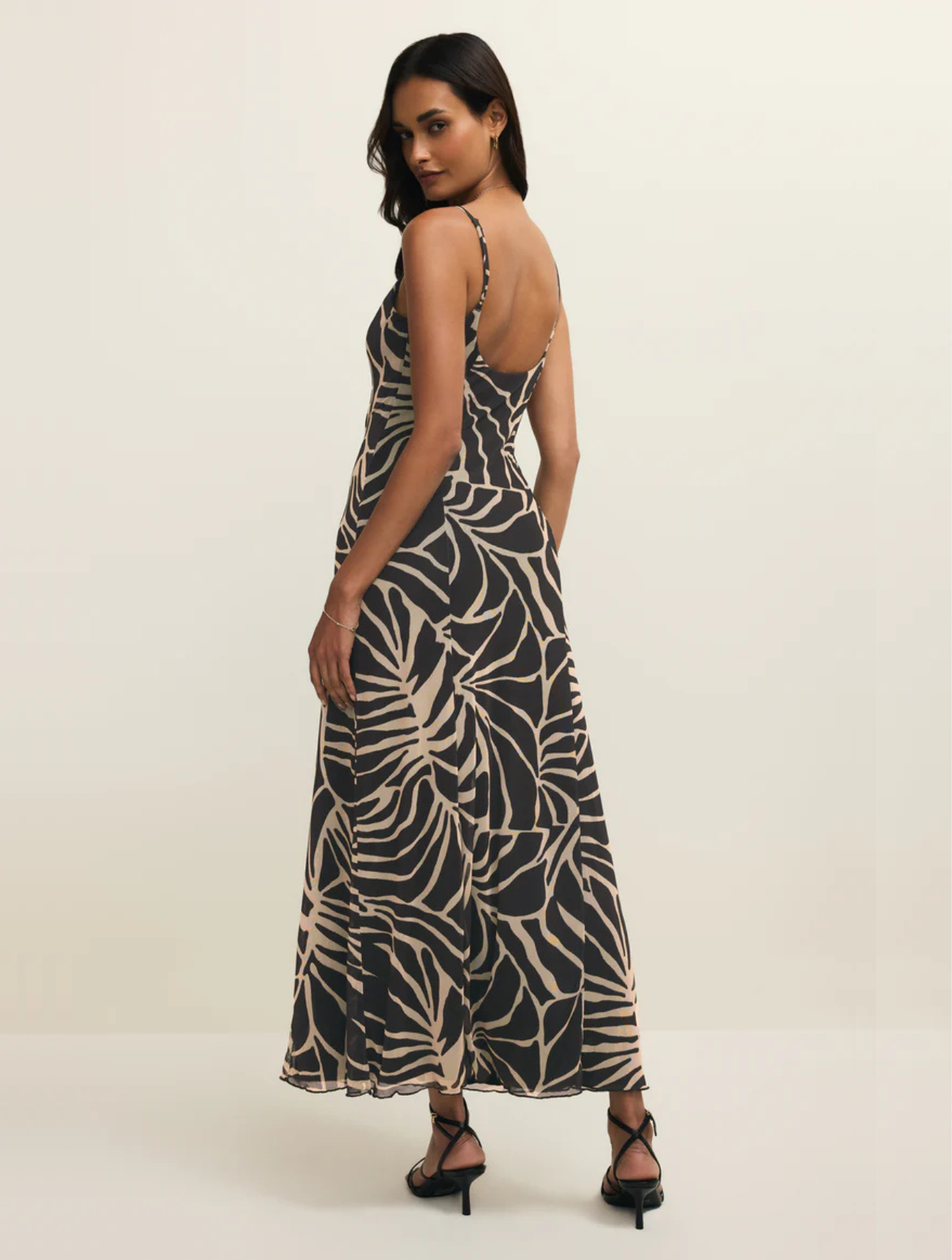 Charisma Tova Palm Midi Dress