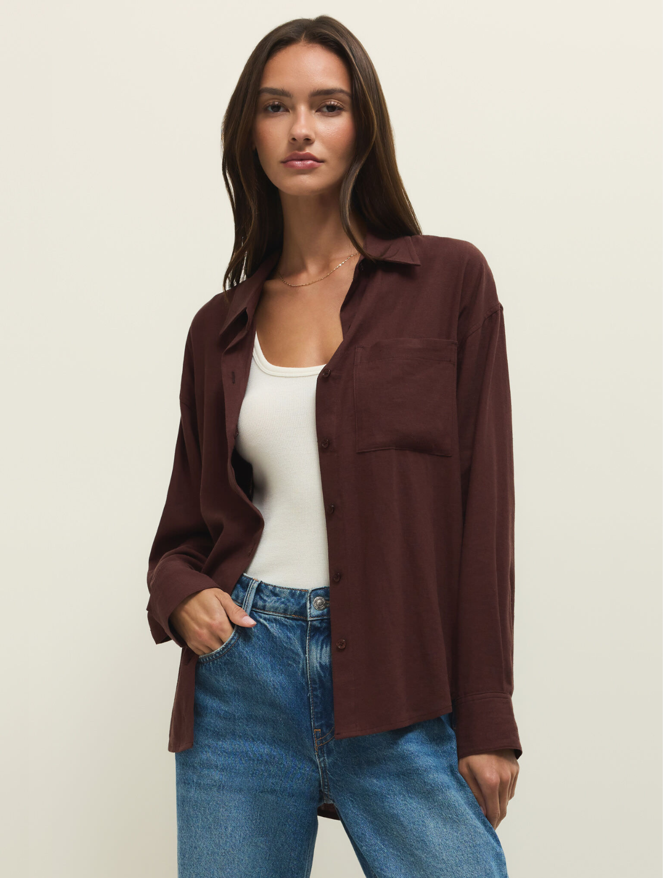 Alfie Linen Button Up