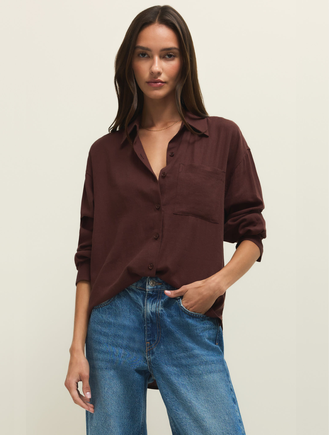 Alfie Linen Button Up
