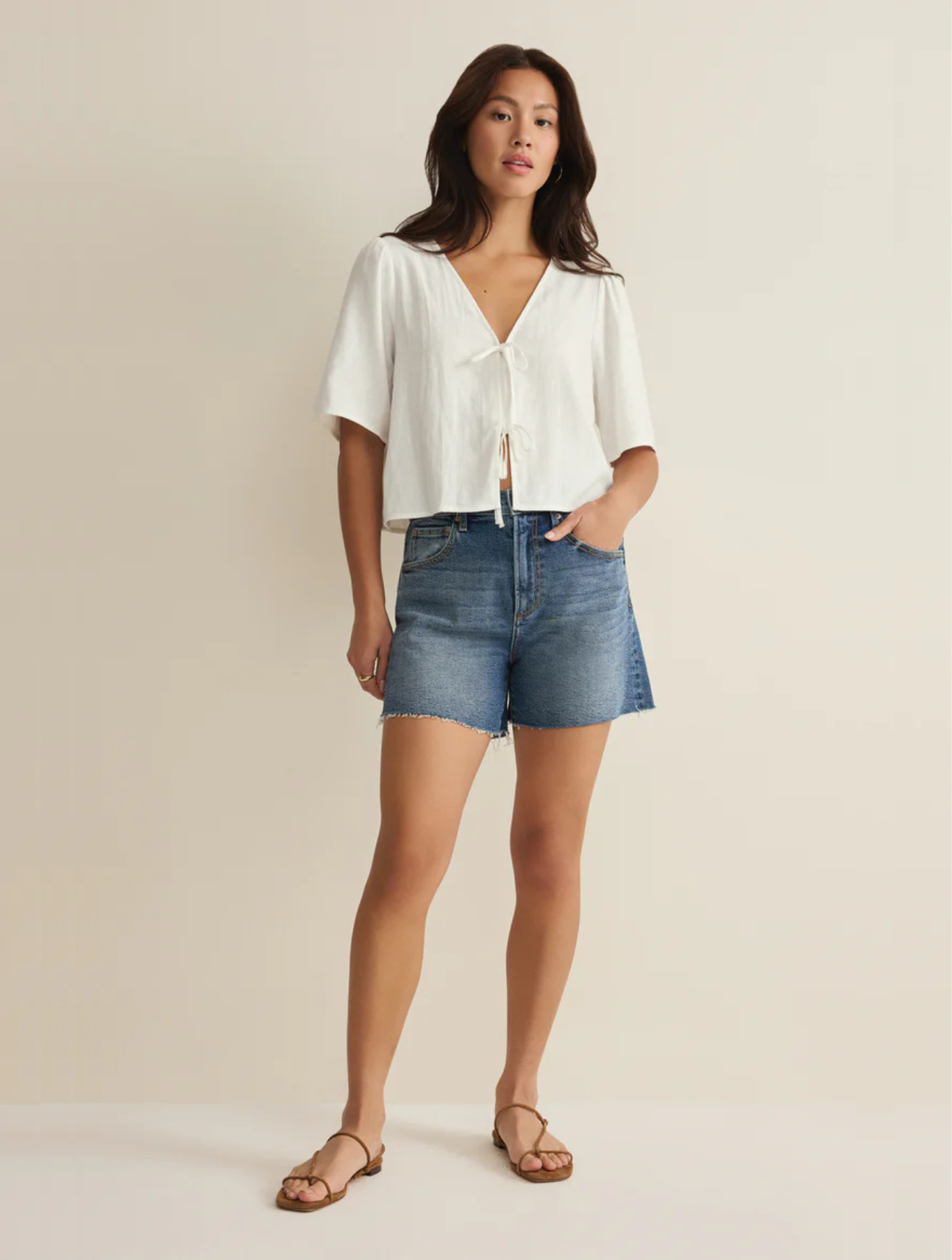 La Belle Linen Top