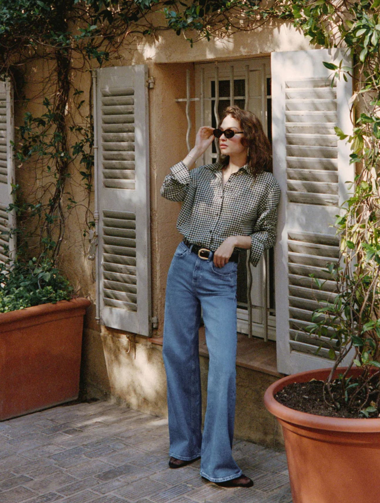 Seaport Button Up Top