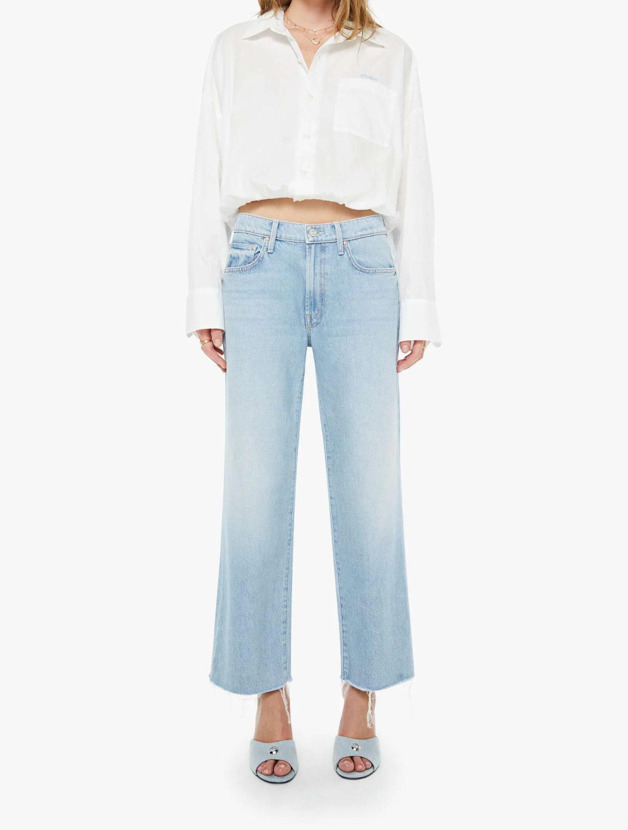 The Mid Rise Rambler Zip Ankle Fray