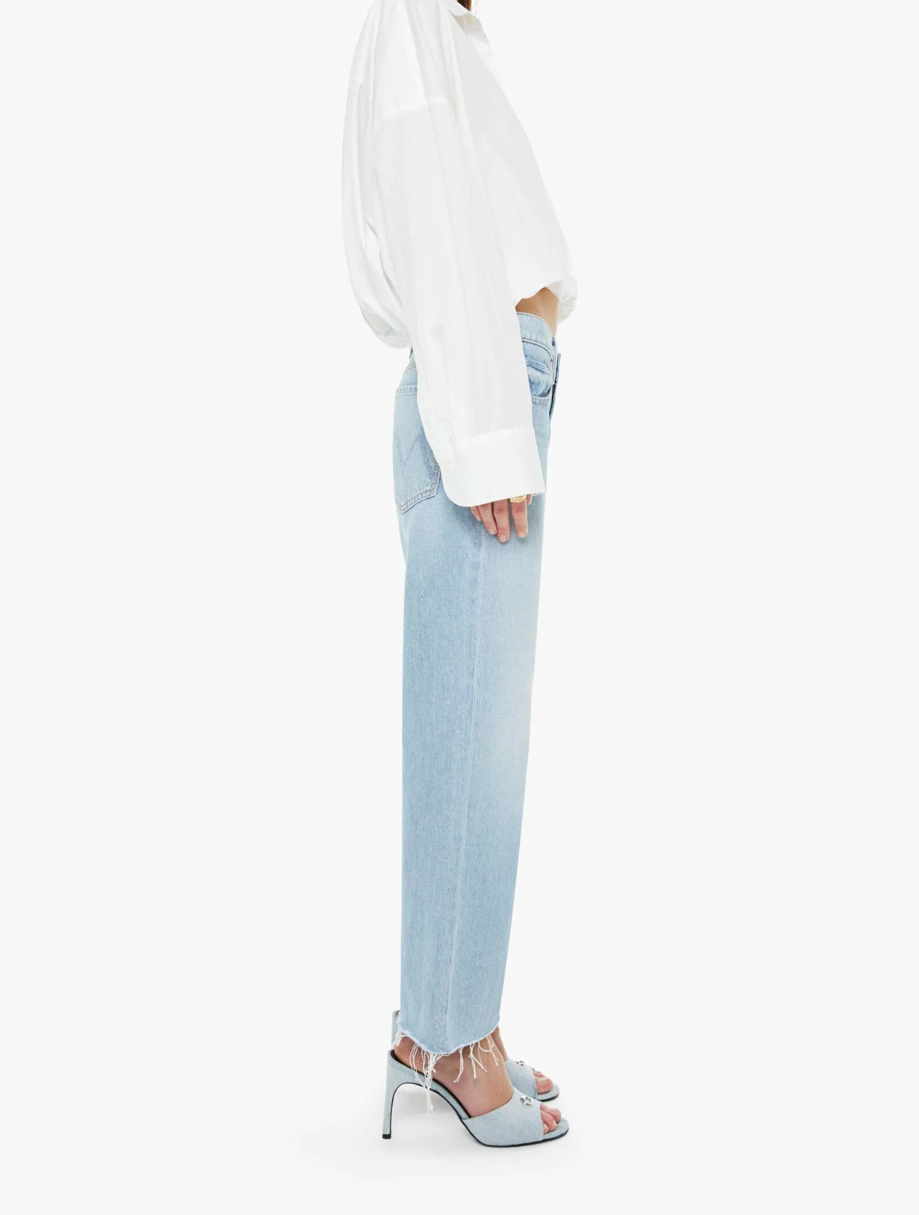 The Mid Rise Rambler Zip Ankle Fray