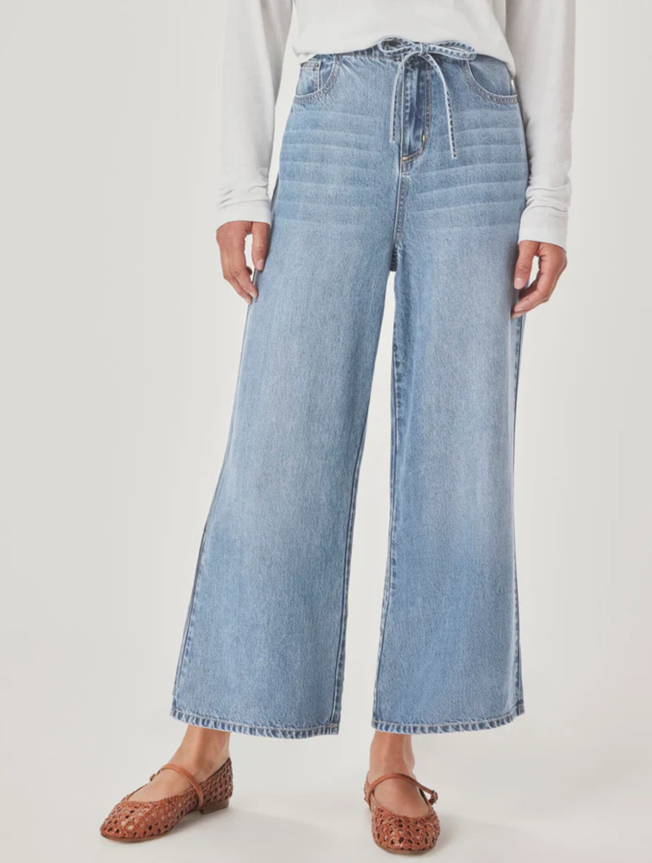 Lounge Denim Crop Pant