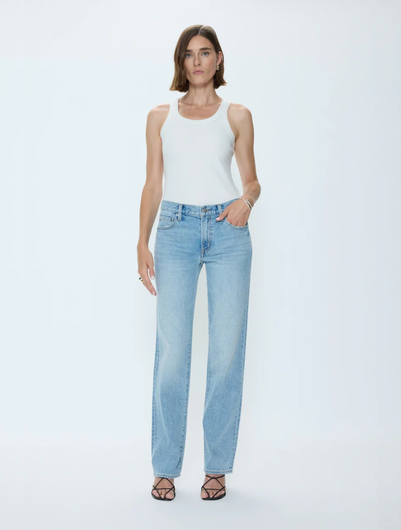 Issa Mid Rise Relaxed Straight