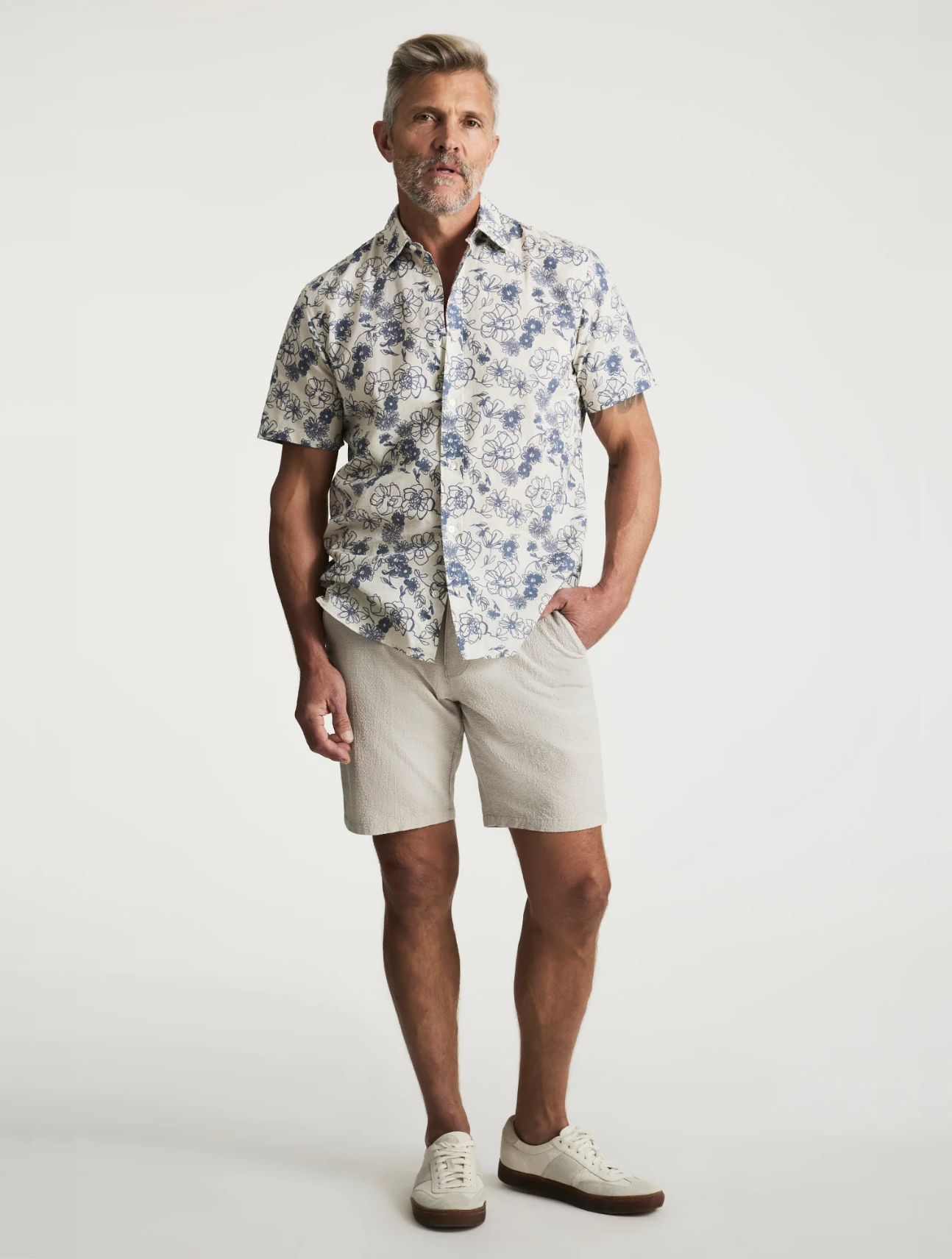 Flower Short Sleeve Shirt