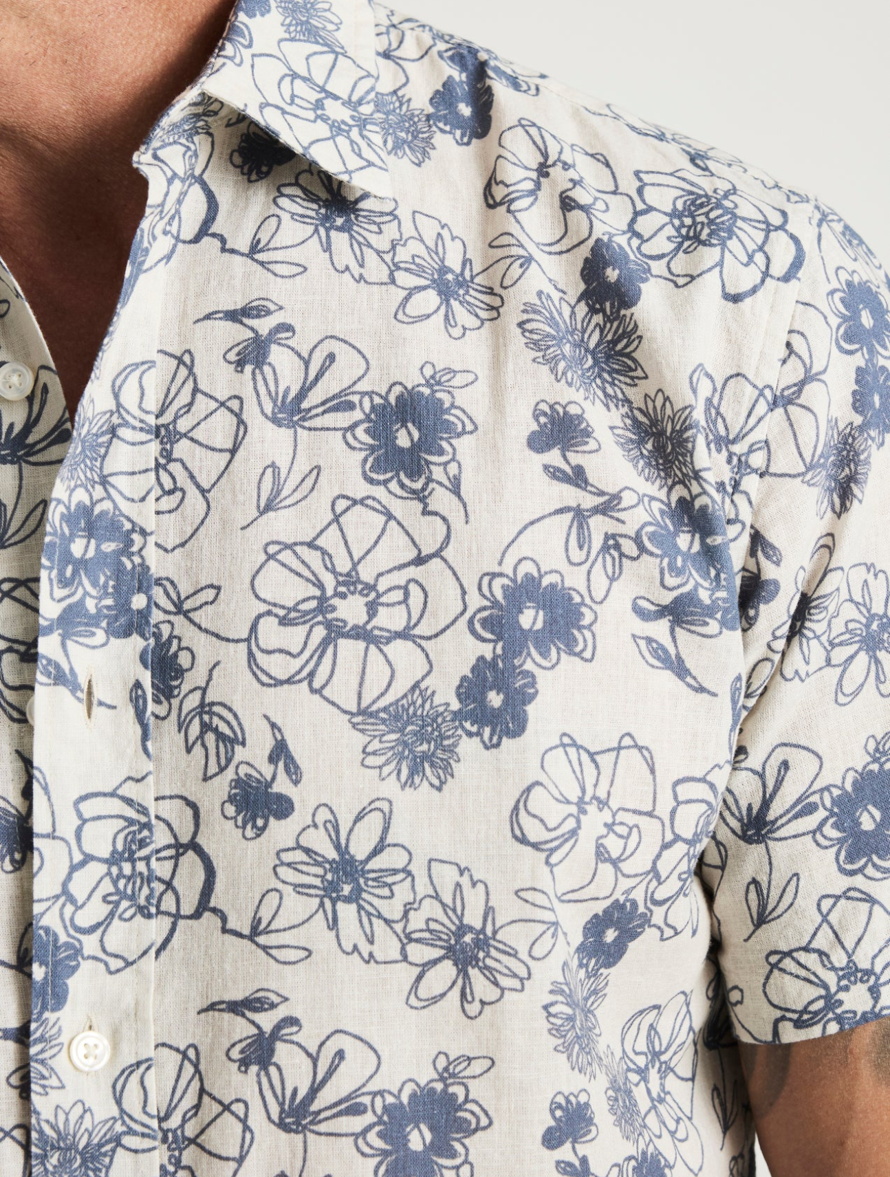 Flower Short Sleeve Shirt