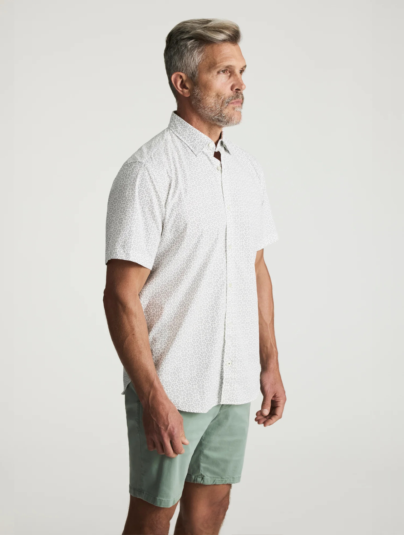 Luxe Twill Printed Shirt