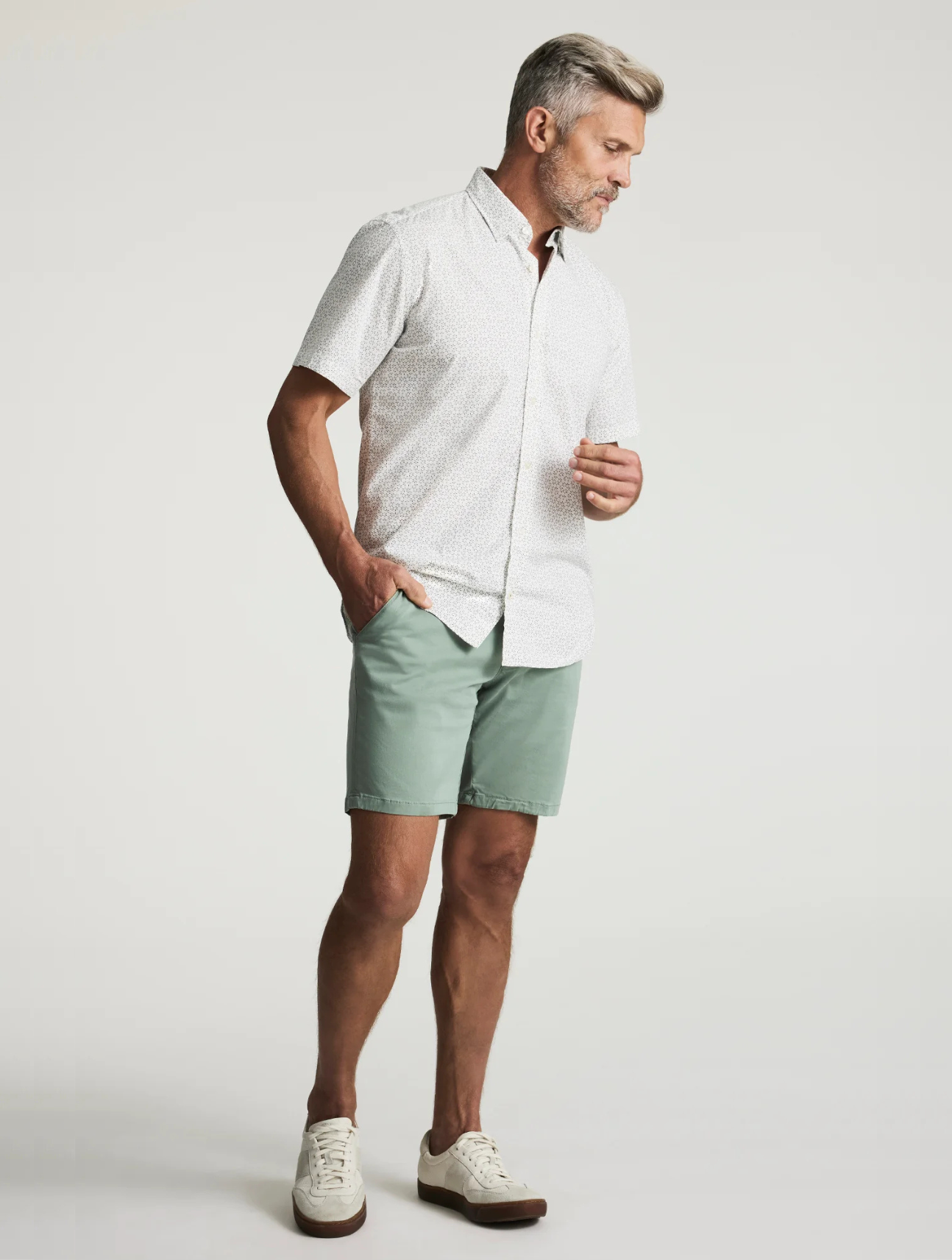 Luxe Twill Printed Shirt