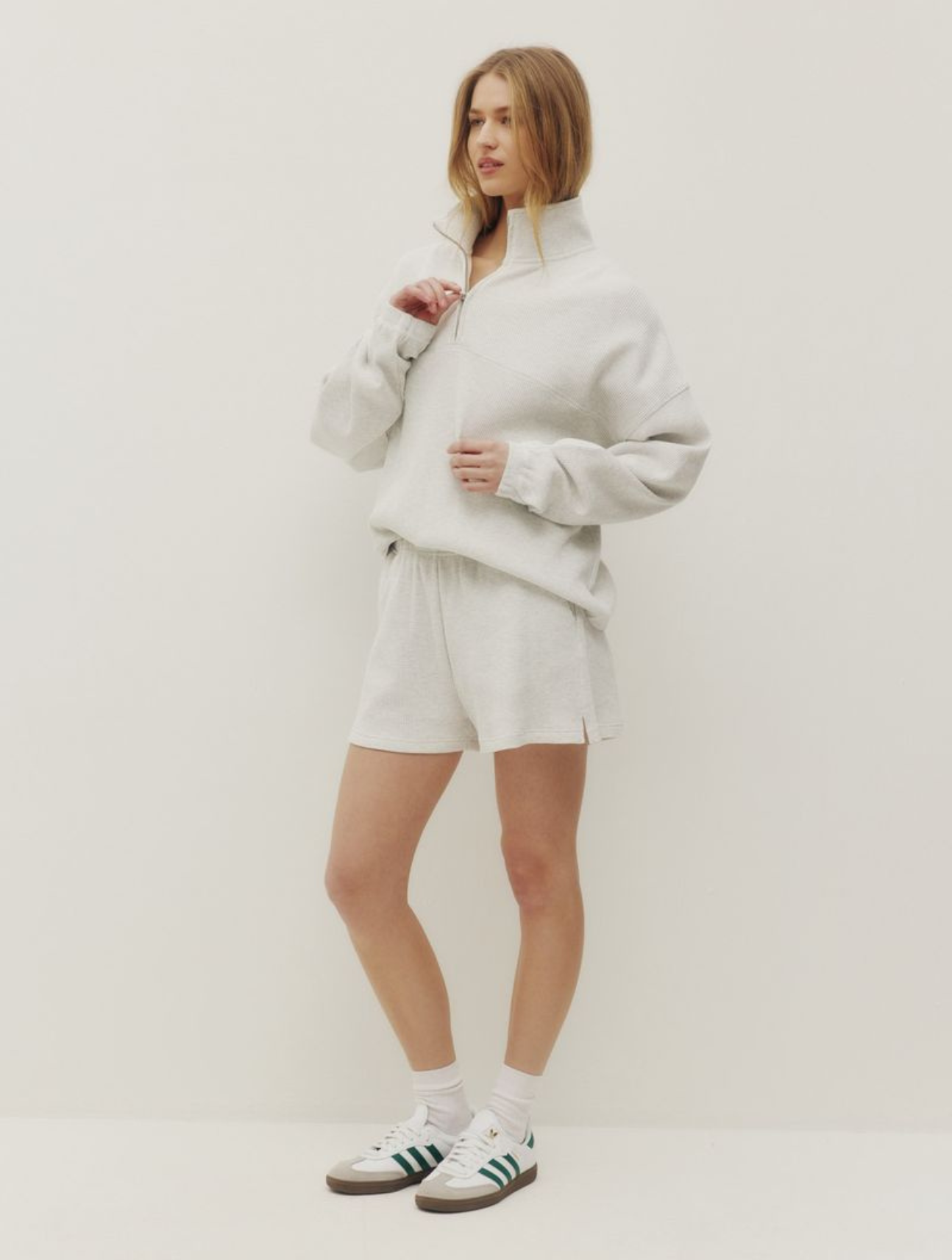 Bailey Waffle Zip Up