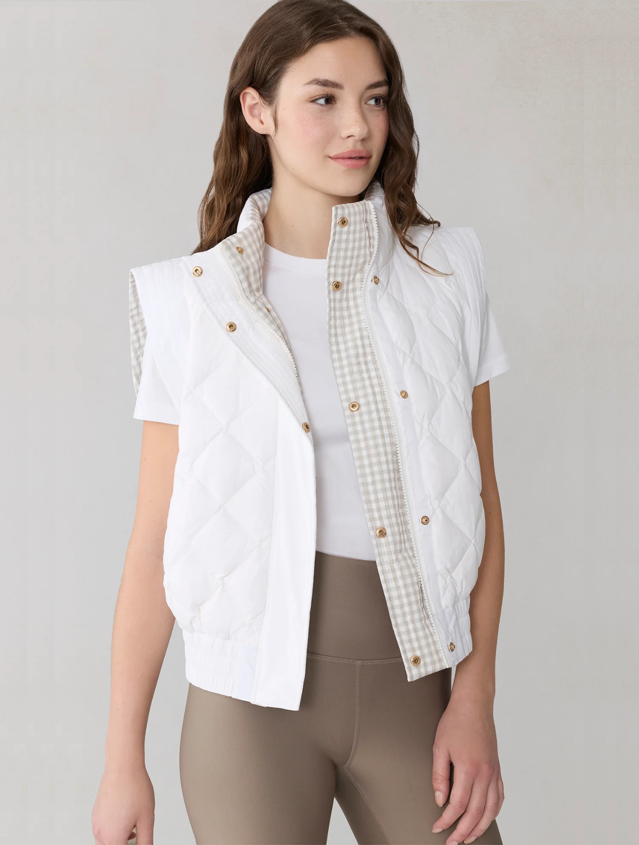 Brenna-GM Reversible Down Bomber Vest
