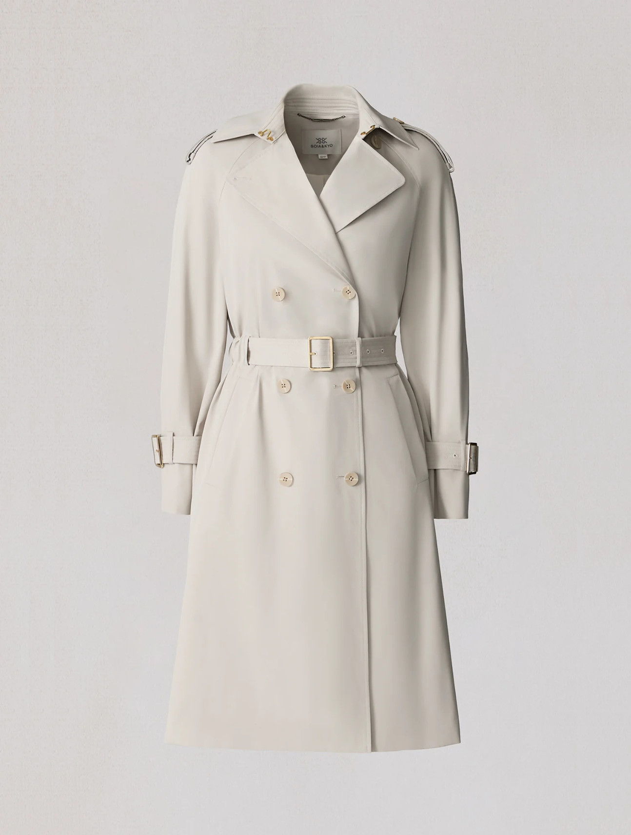 Becky-L Long Trench Coat