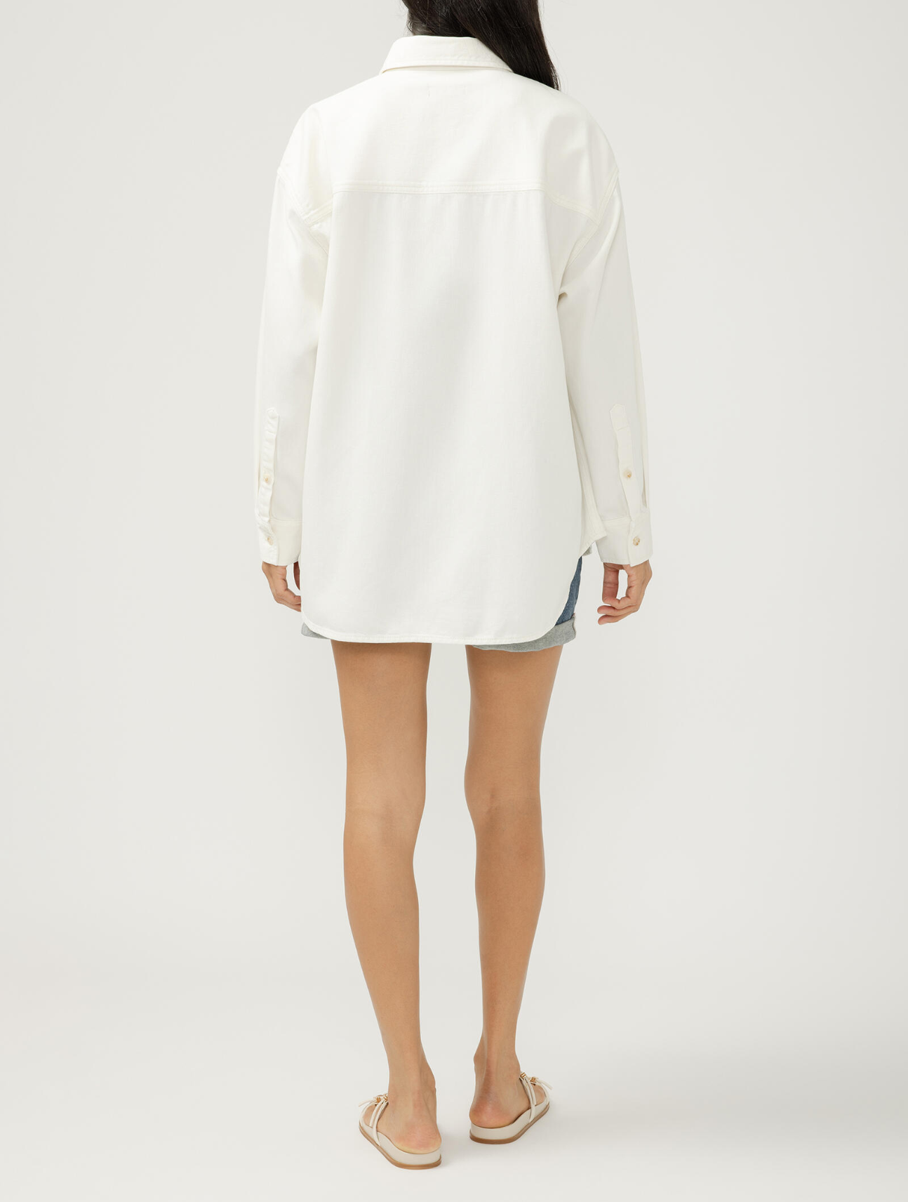 Relaxed Button Up Beach Shirt