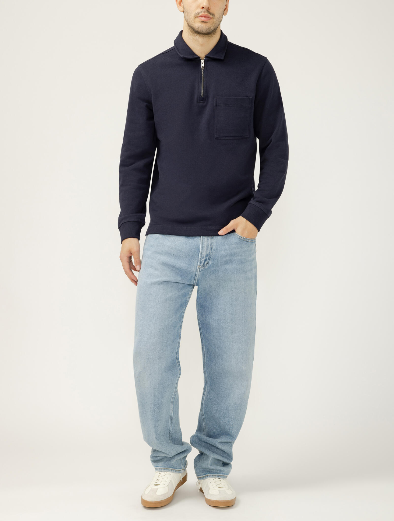 Relaxed Fit Straight Leg Jeans