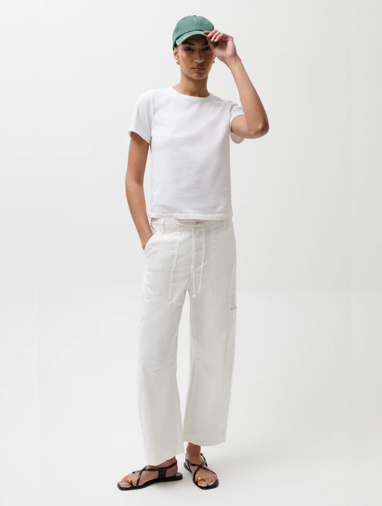 Sabrina Curved Utility Pants
