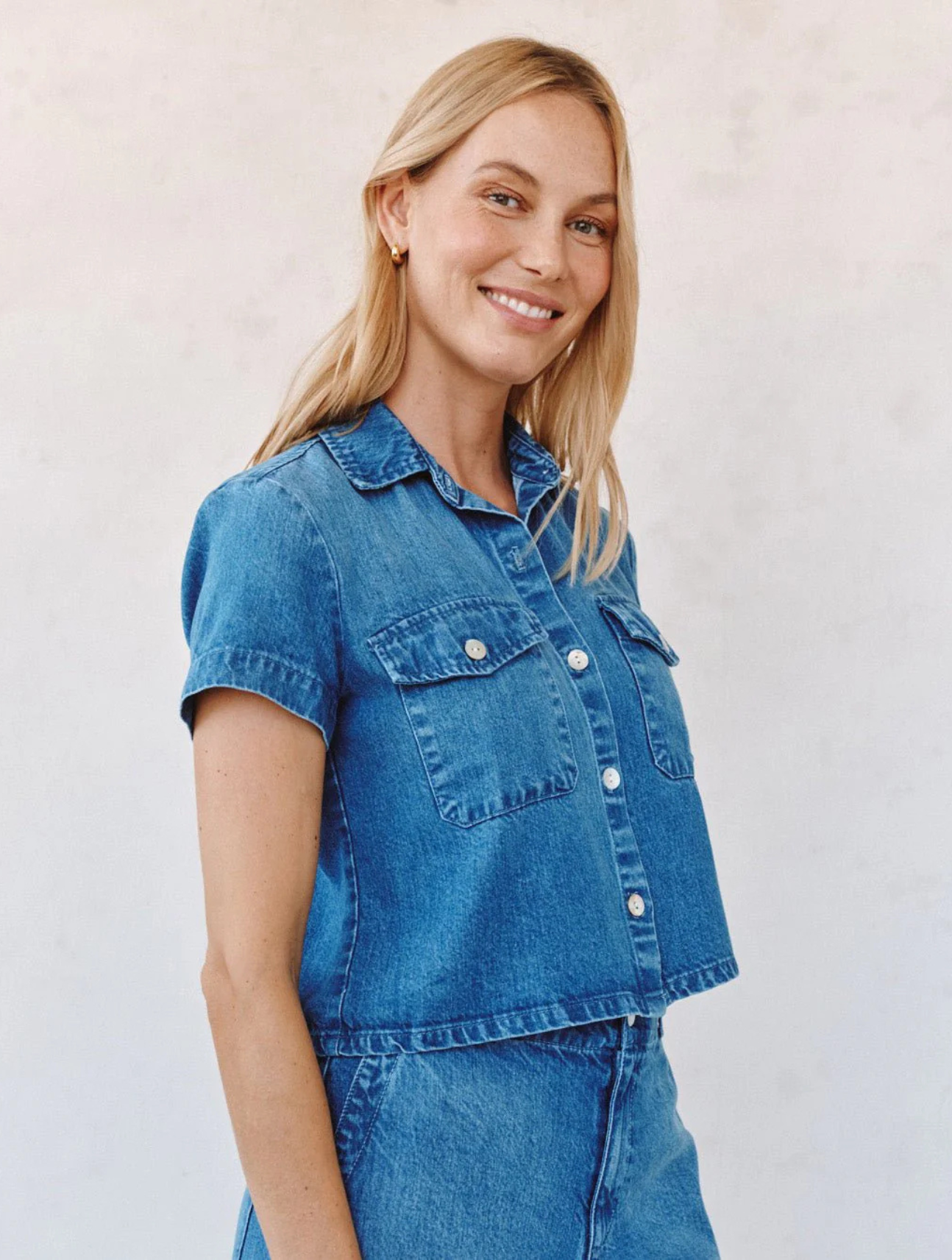 Short Sleeve Flap Pocket Shirt