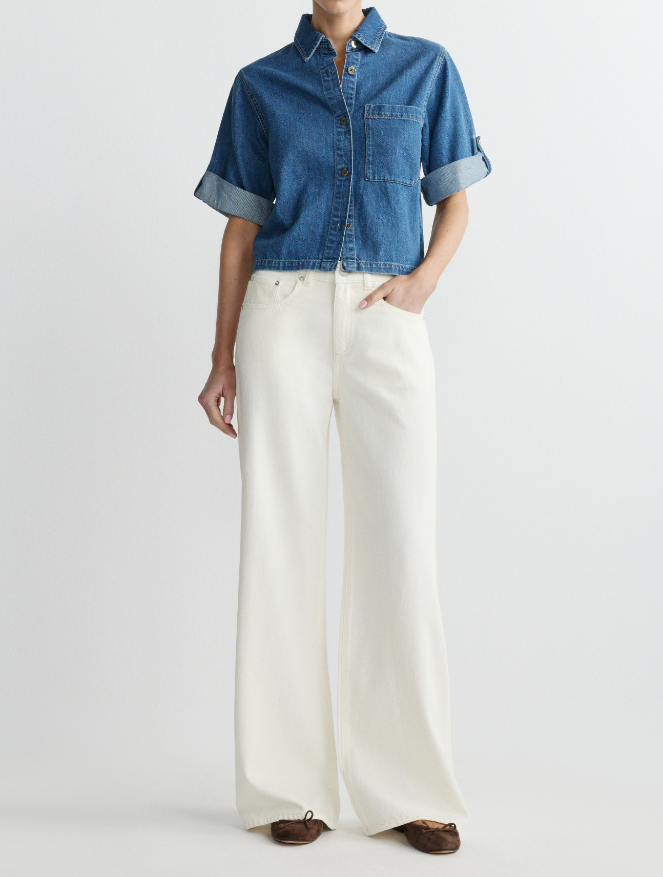 Montauk Shirt Cuffed Sleeve