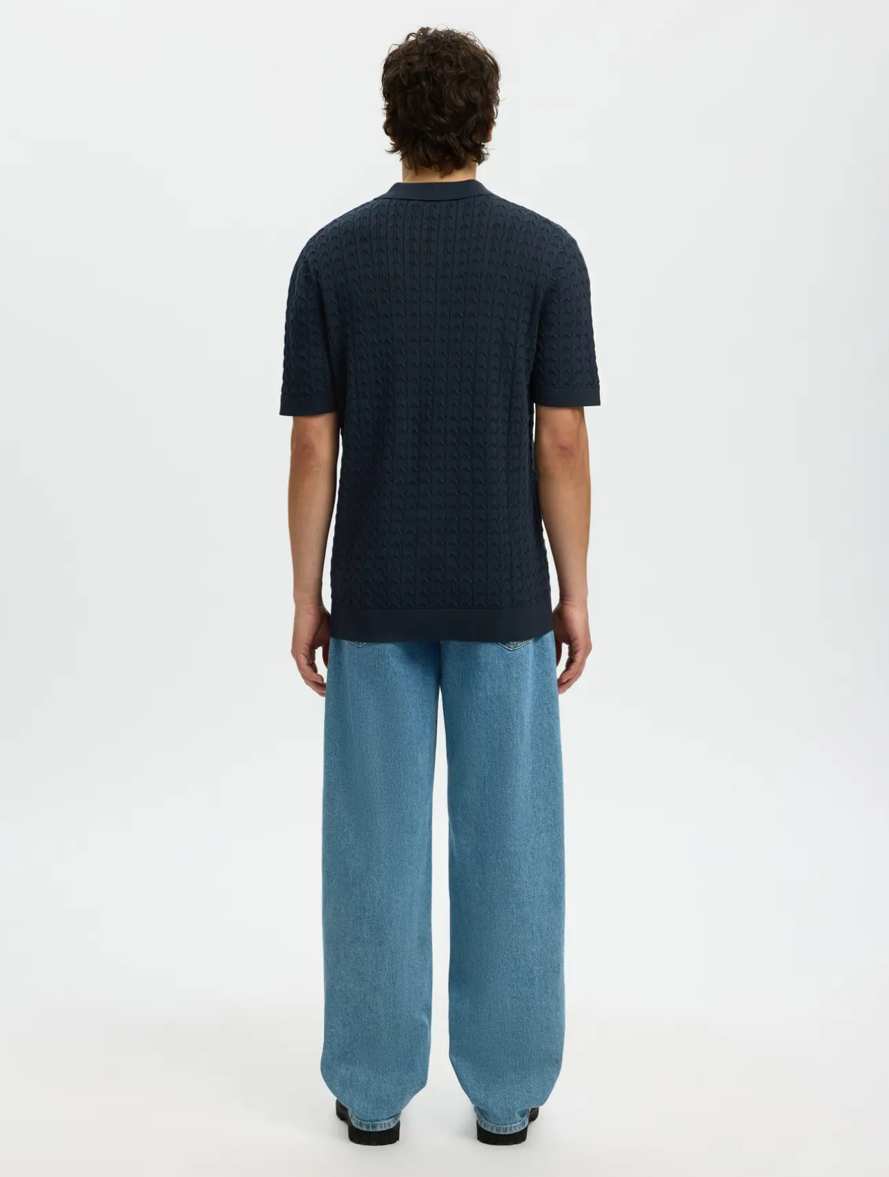 Mattis Knit Cable Polo