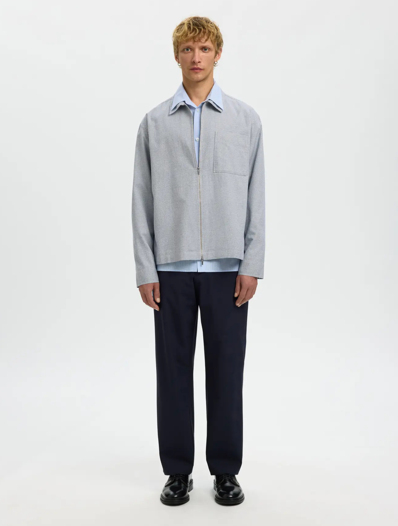 Davis Mix Zip Overshirt