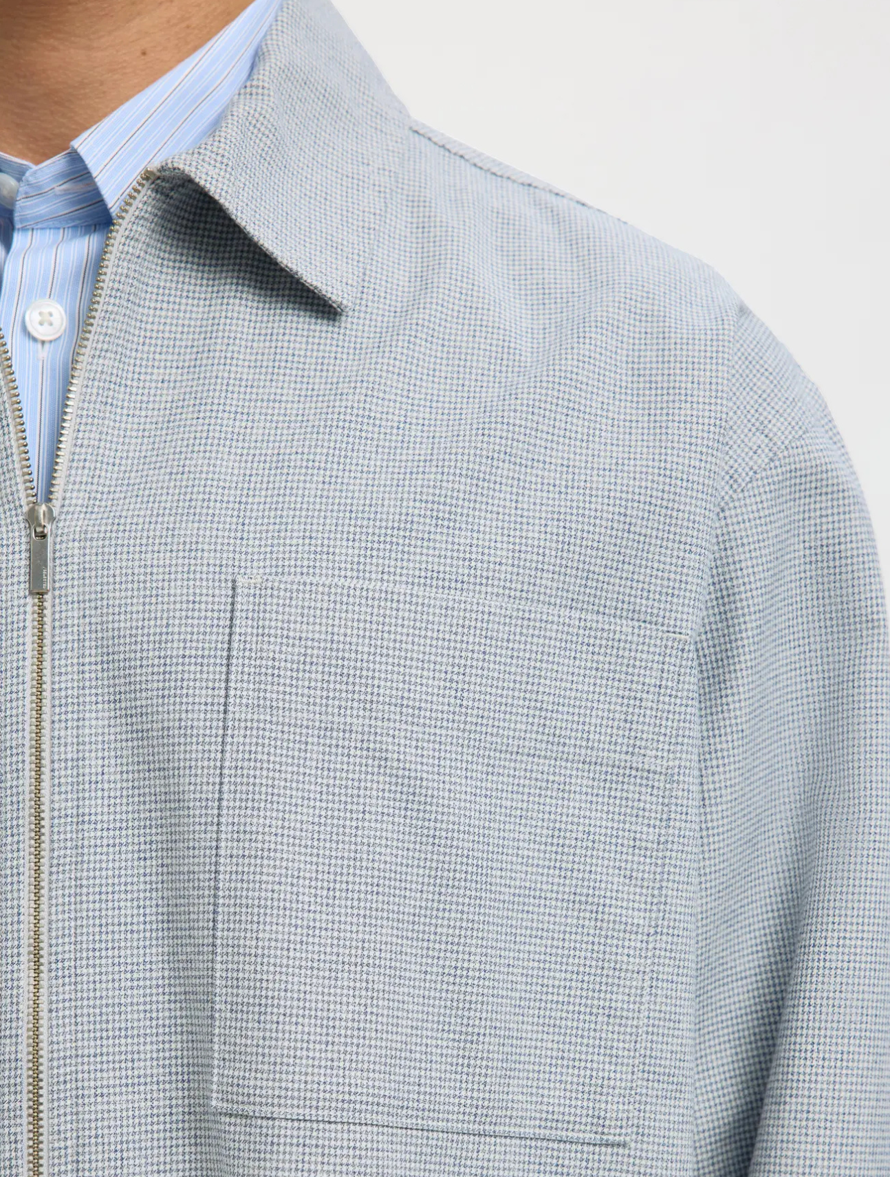 Davis Mix Zip Overshirt
