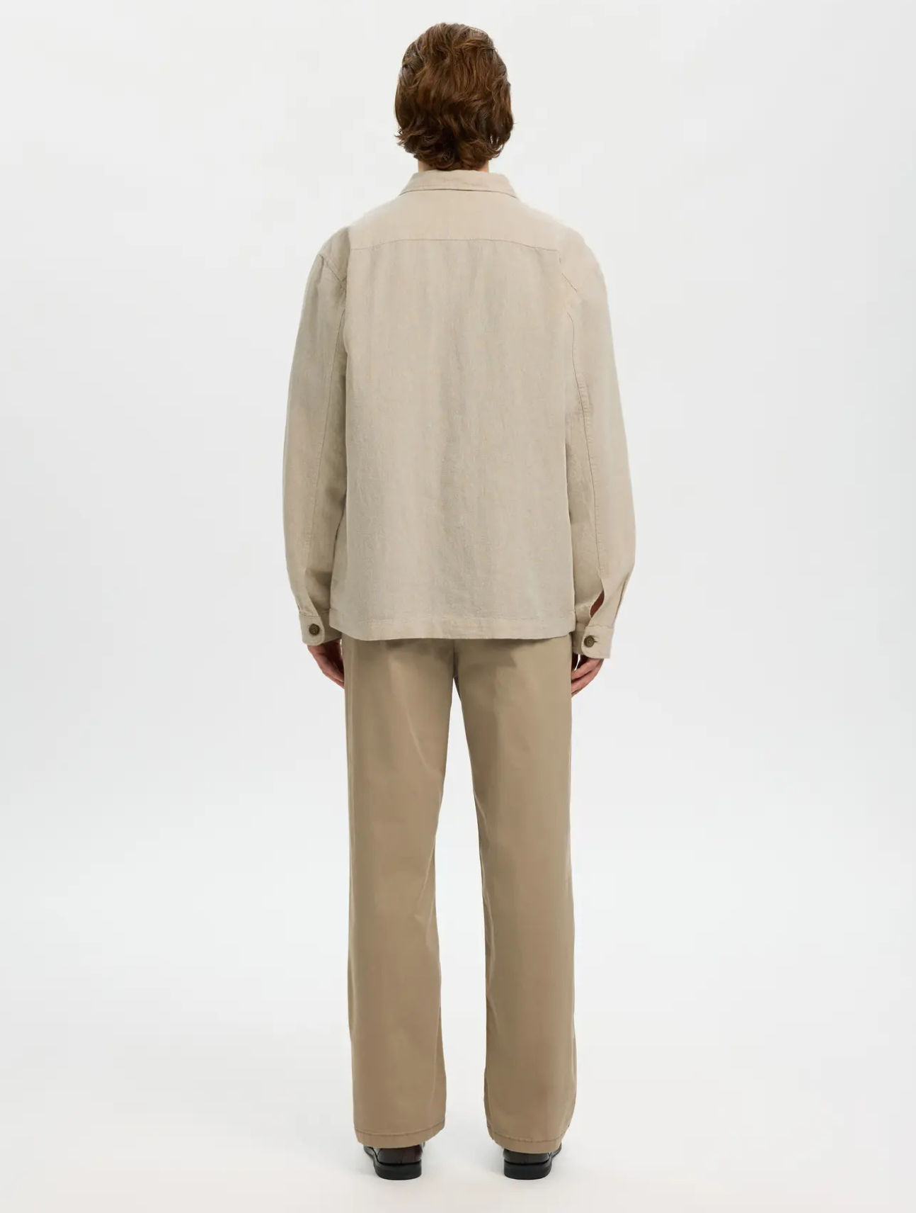 Otto Leroy Linen Blend Overshirt