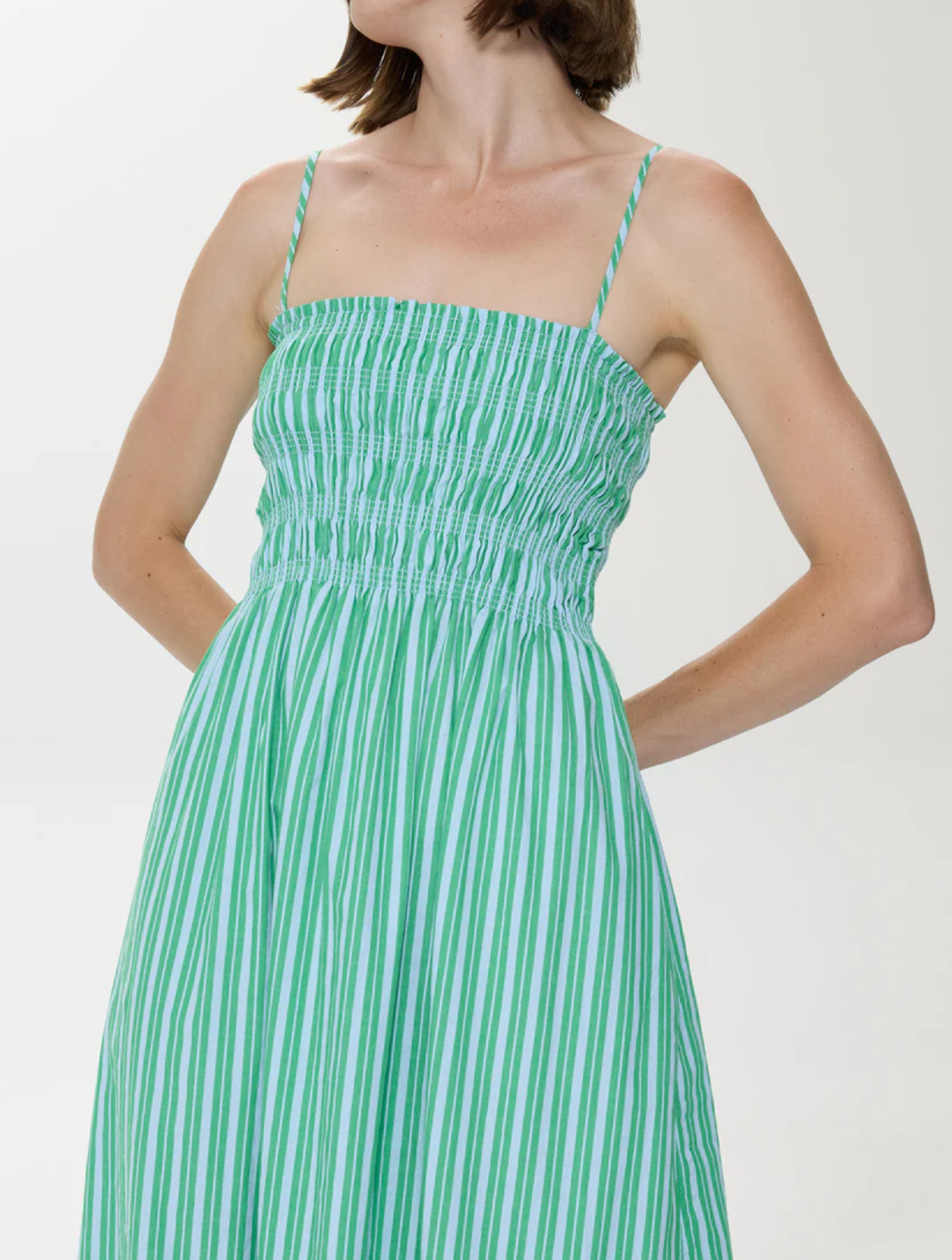 Bianca Shirred Bodice Dress