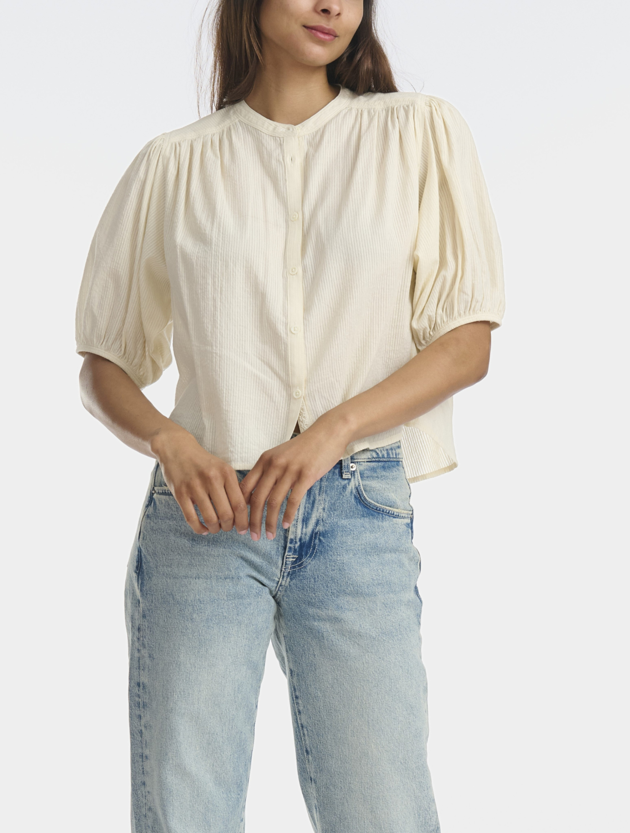 Madelyn Seersucker Top