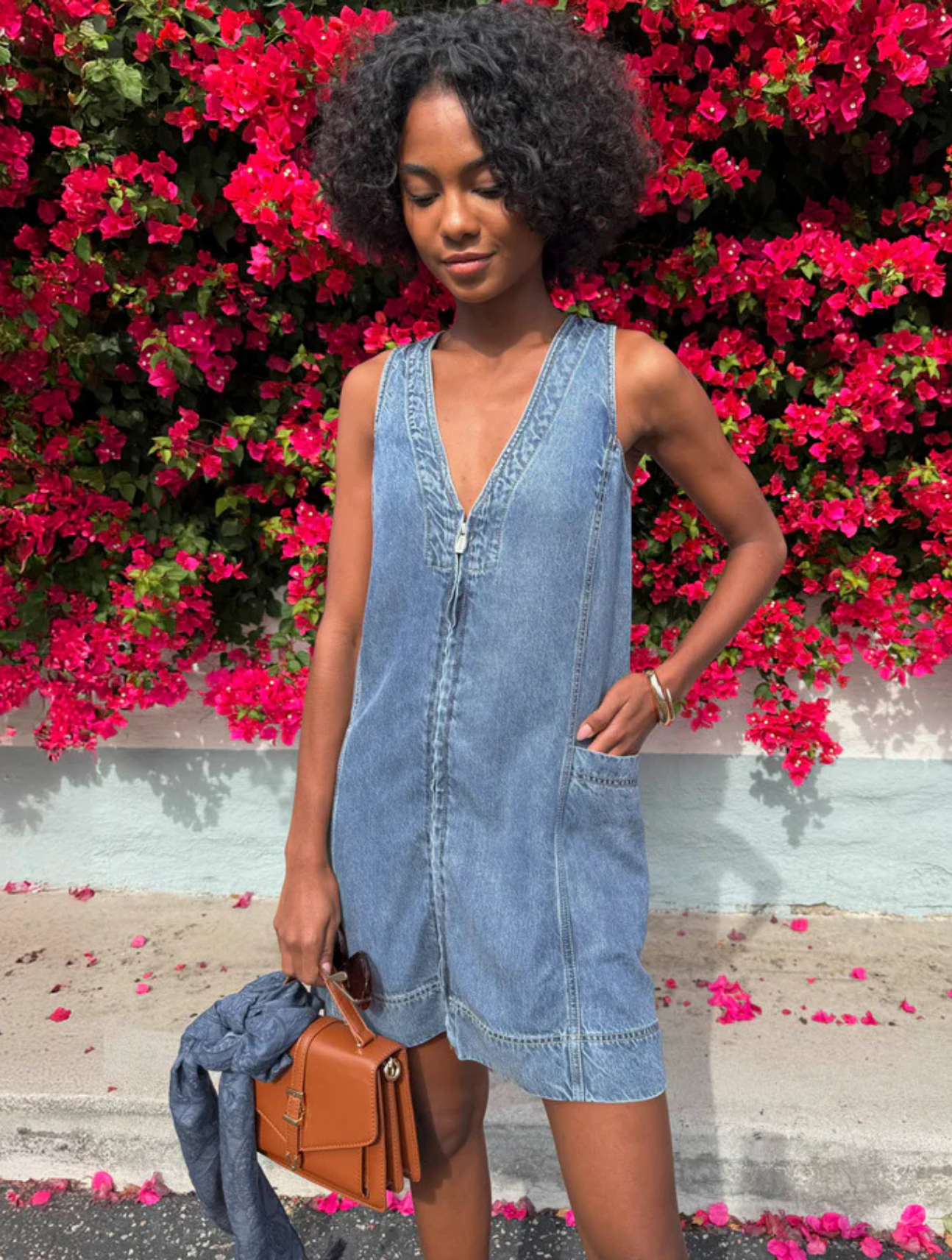 Lounge Denim Mini Dress