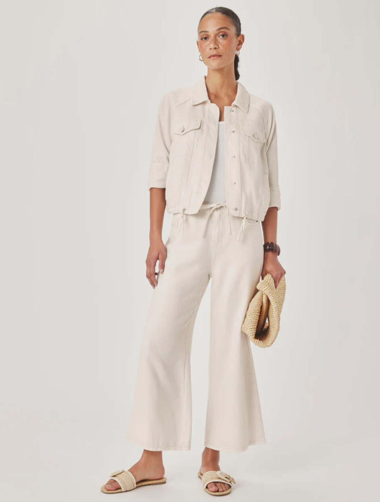Lounge Denim Crop Pant