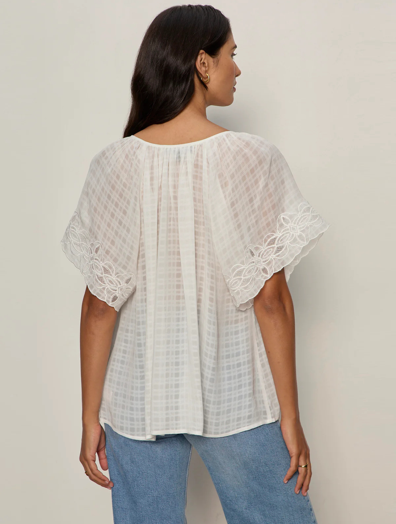 Easy Brunch Embroidered Blouse