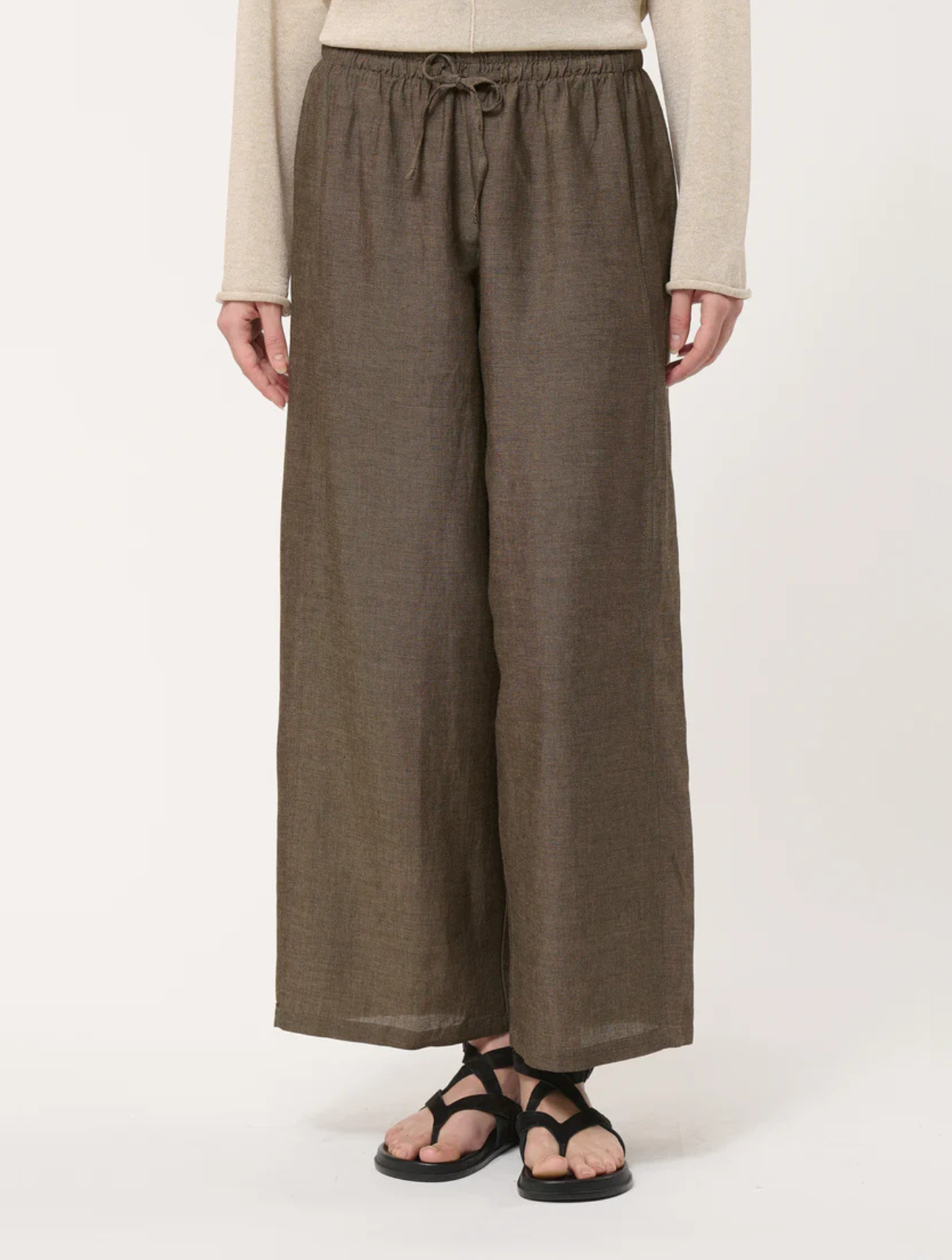Joan Linen Barrel Pants