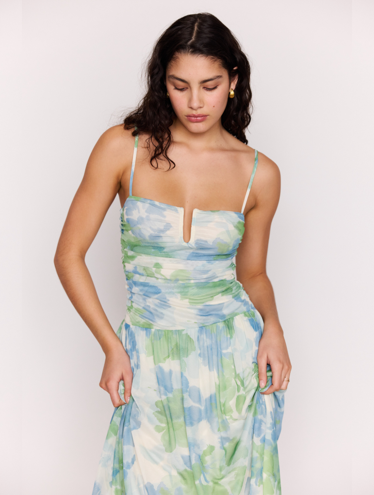 Carrie Mesh Maxi Dress