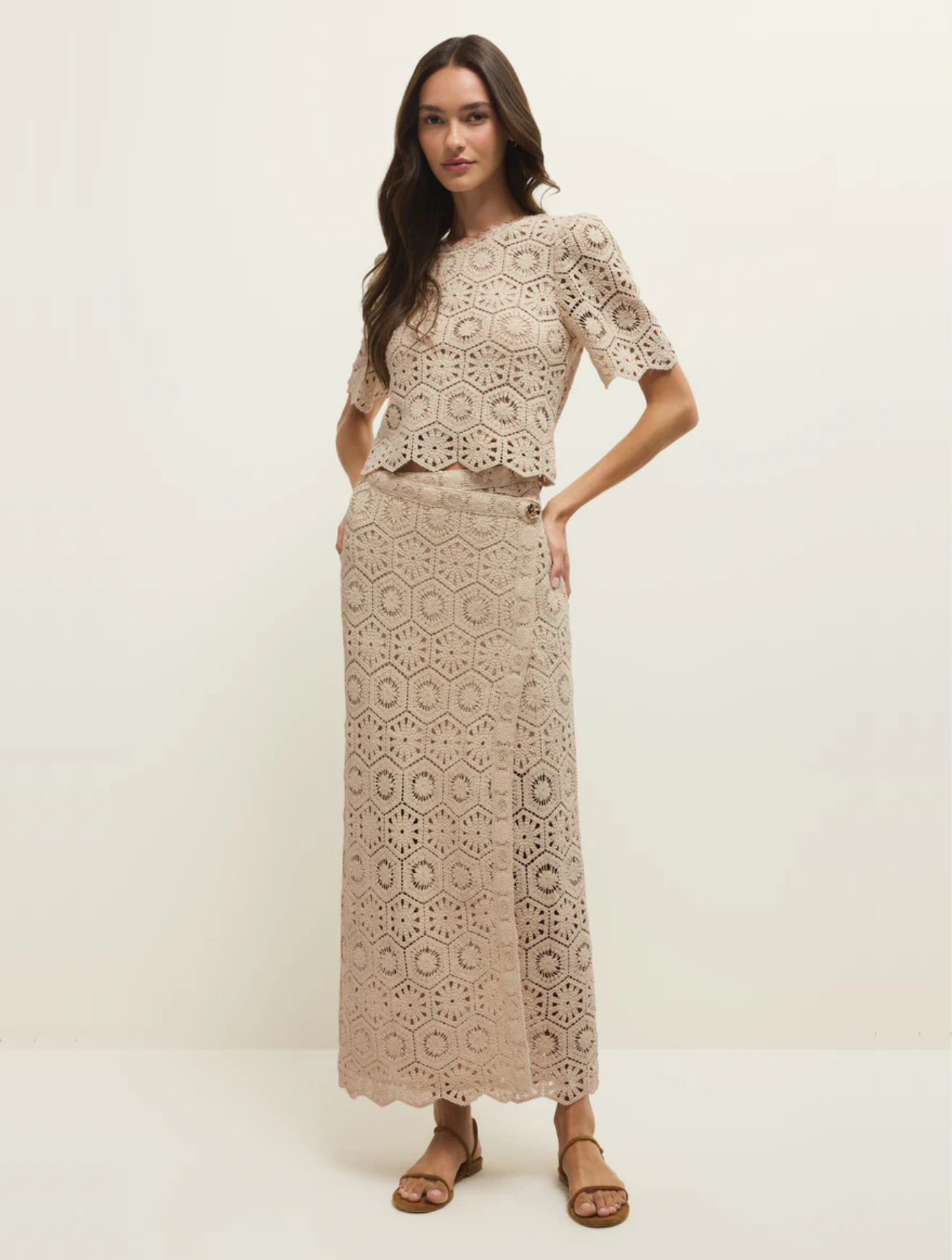 Raquel Lace Cropped Top