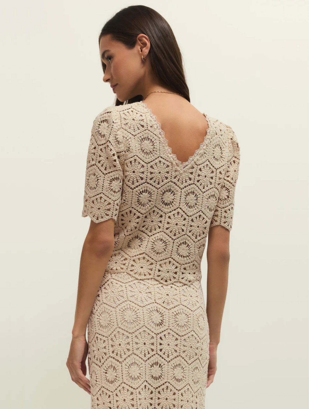 Raquel Lace Cropped Top