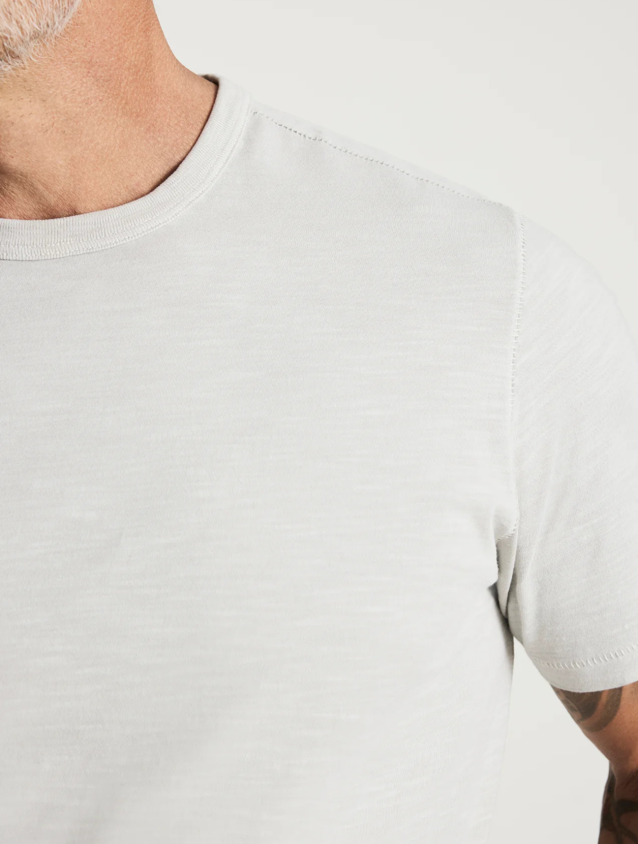 Slub Crew Neck T-Shirt