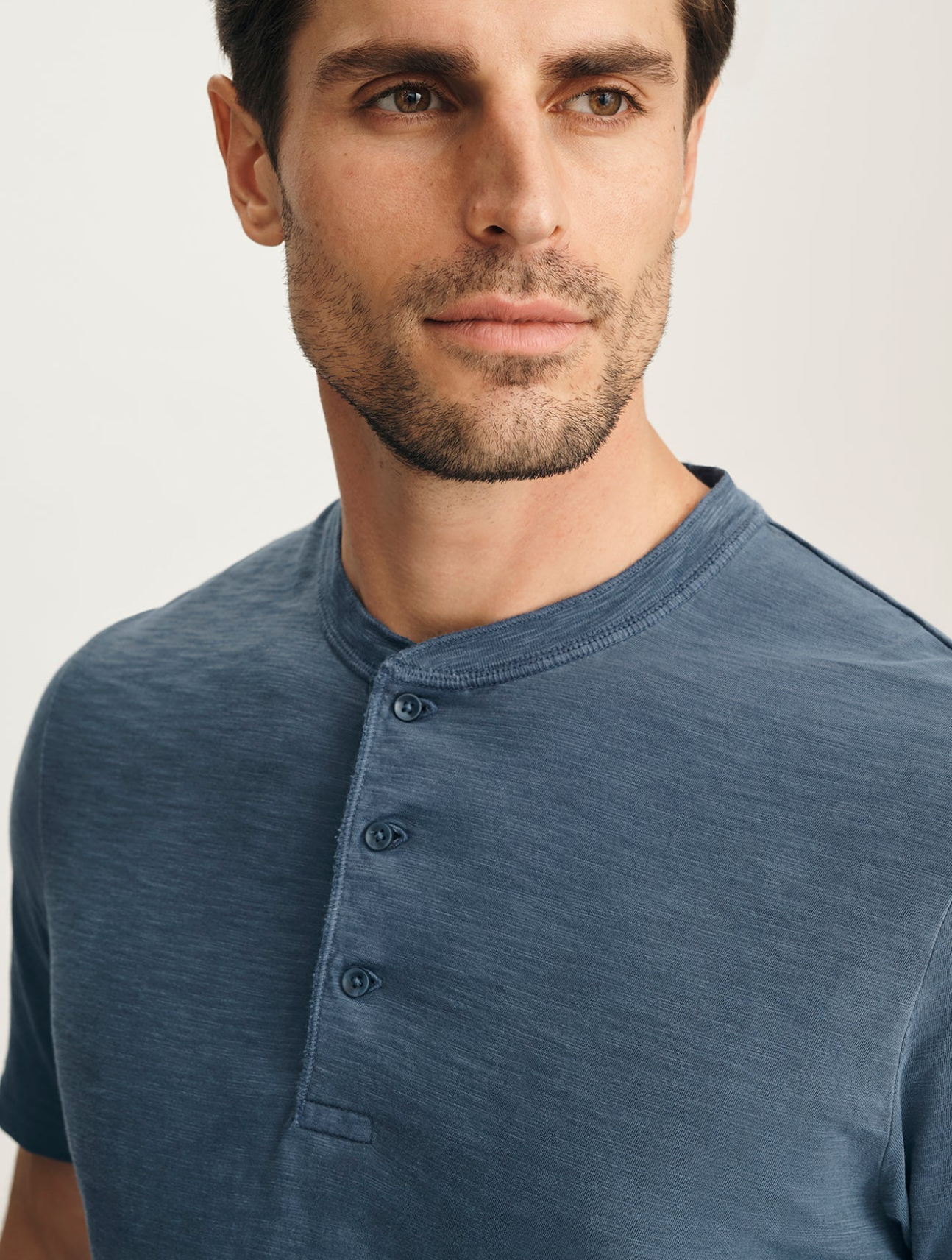 Slub Henley T-Shirt