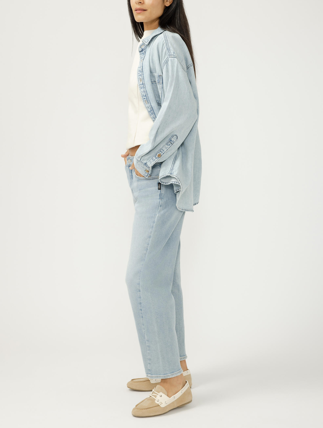 Relaxed Button Up Beach Shirt