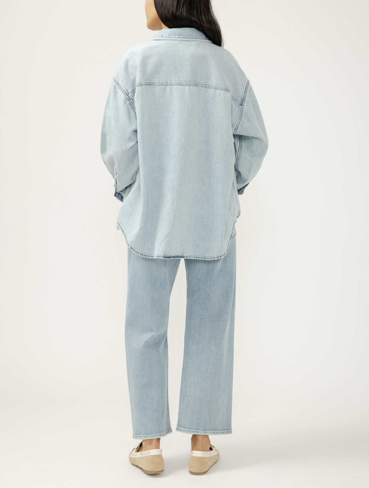 Relaxed Button Up Beach Shirt