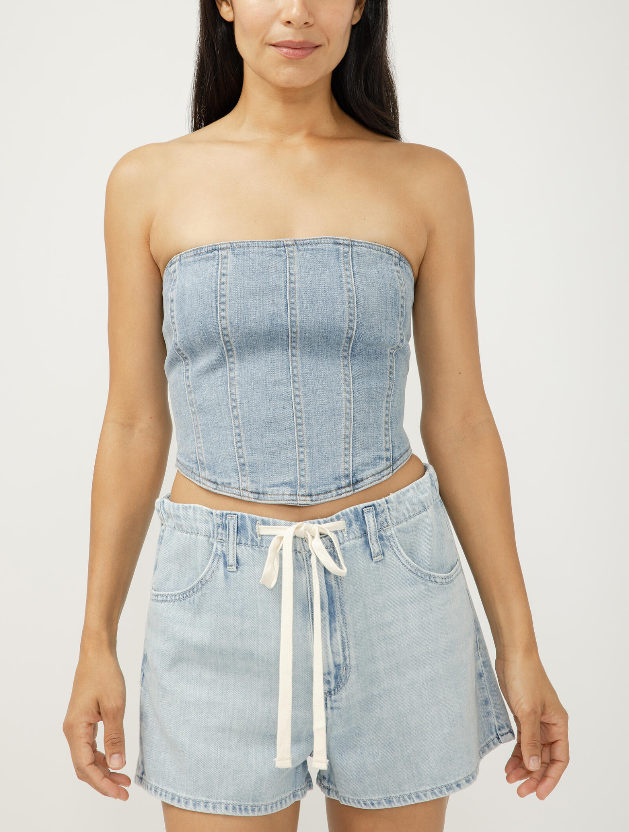 Denim Corset