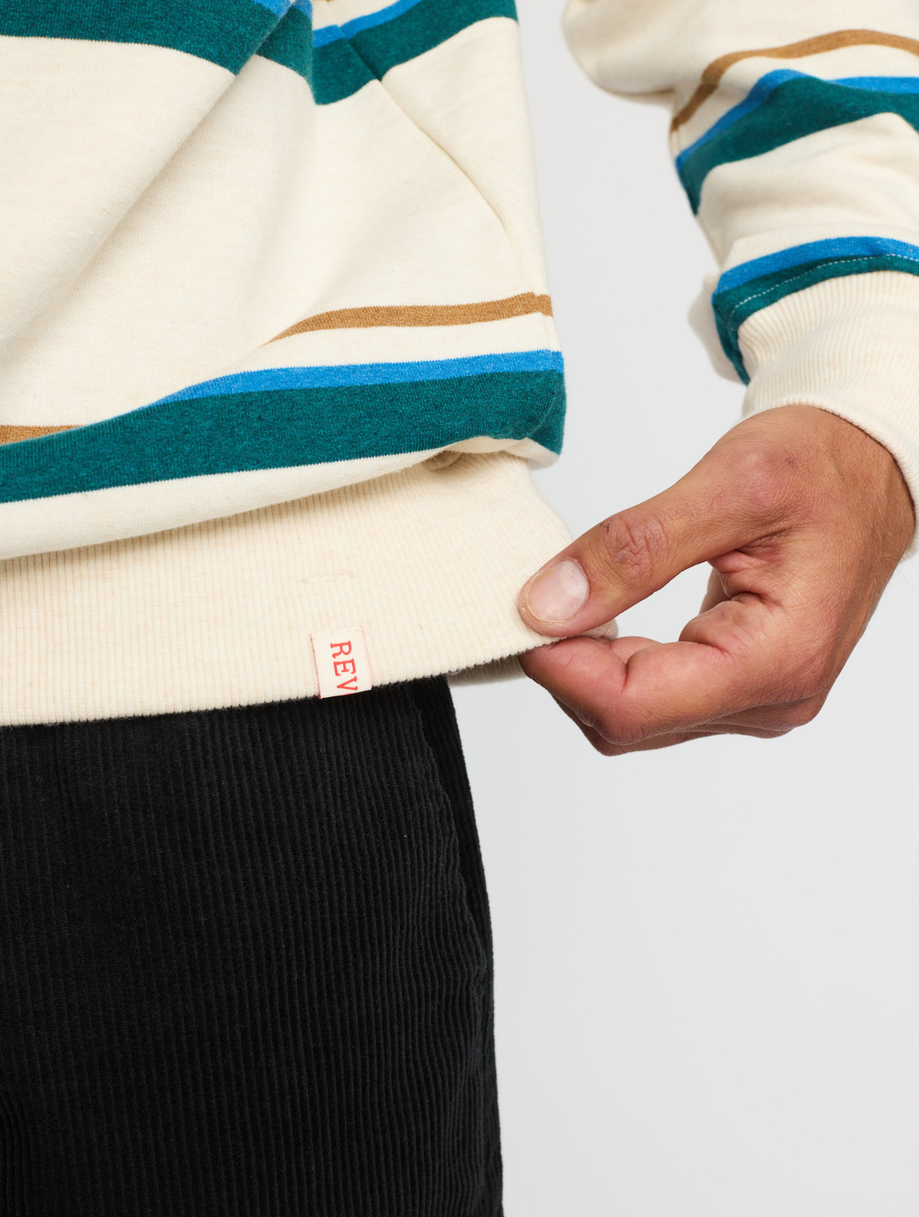 2804 Loose Polo Sweatshirt