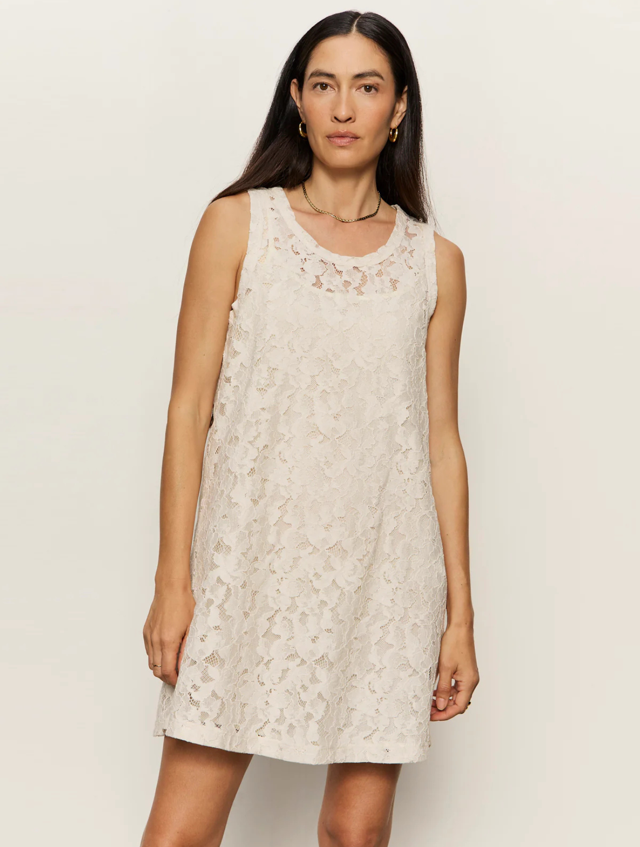 Sunday Best Lace Tank Dress