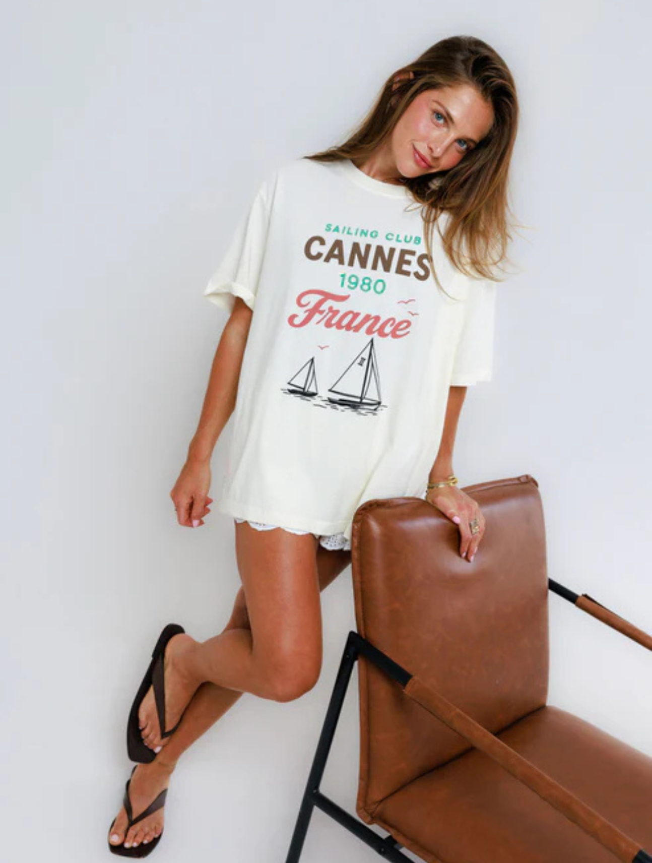 Sailing Club Cannes Boyfriend T-Shirt
