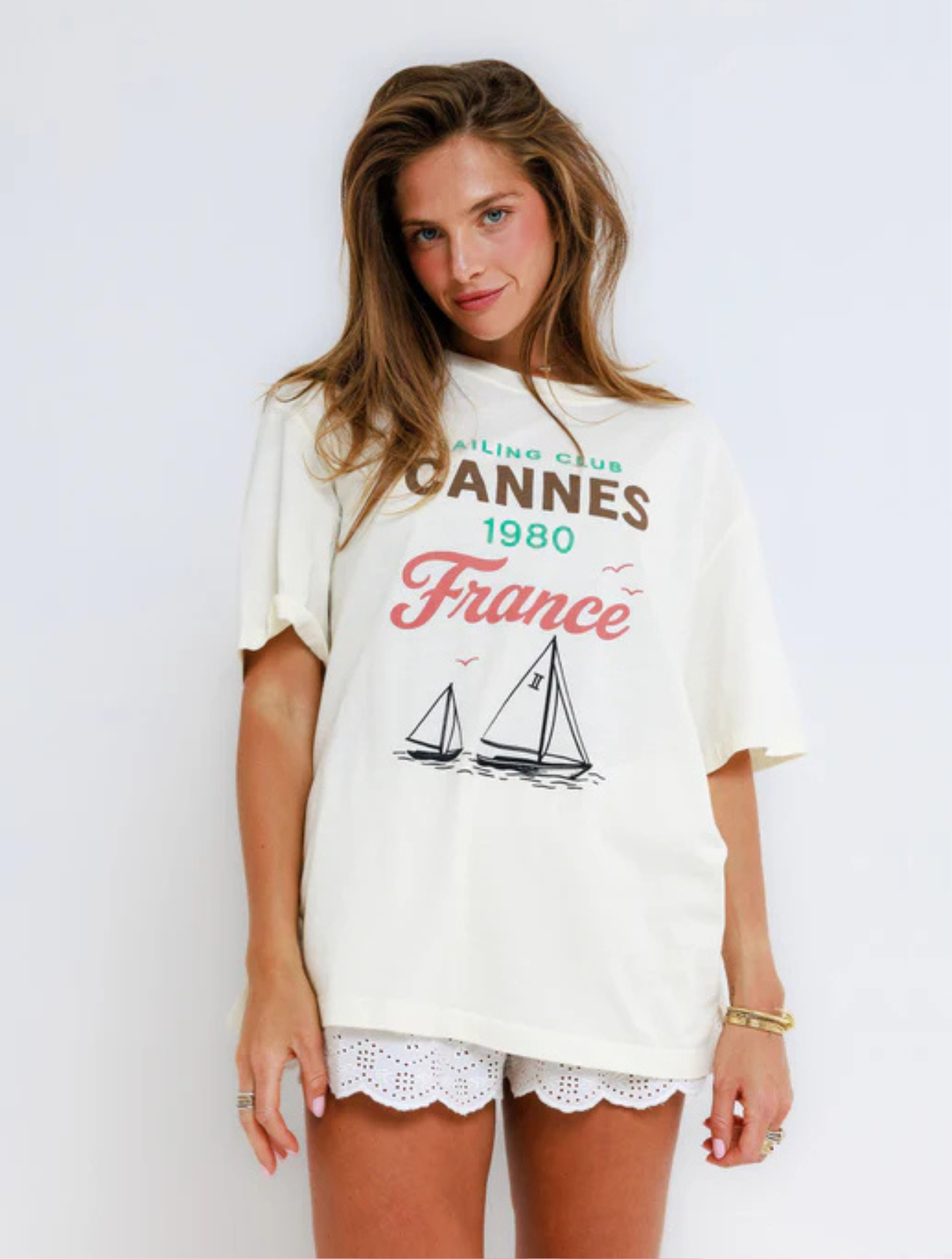 Sailing Club Cannes Boyfriend T-Shirt