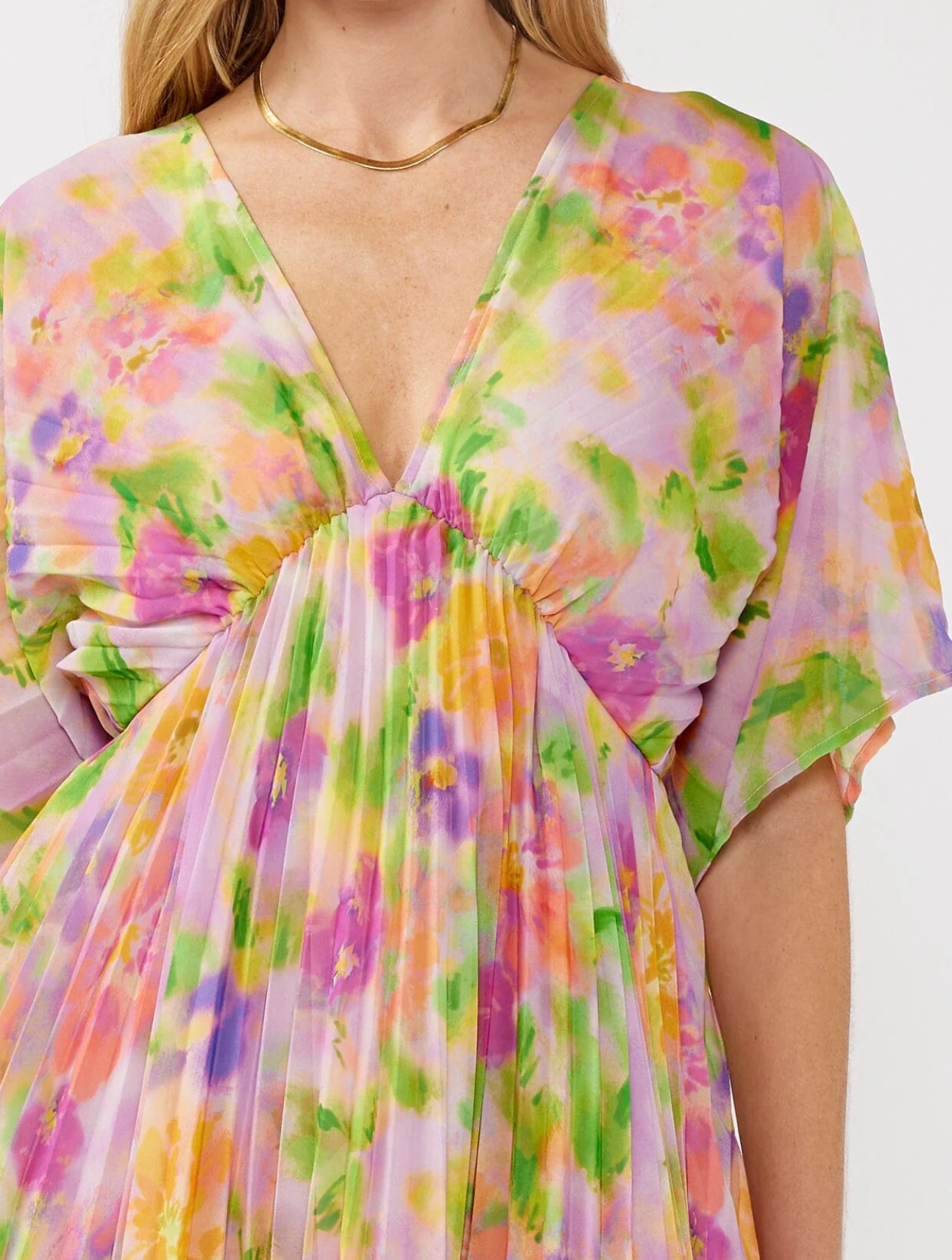Mystic Bloom Mini Dress